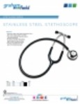 Product Sheet - Stainless Steel Stethoscope